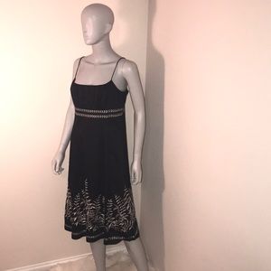 Anne Taylor sundress Navy Blue